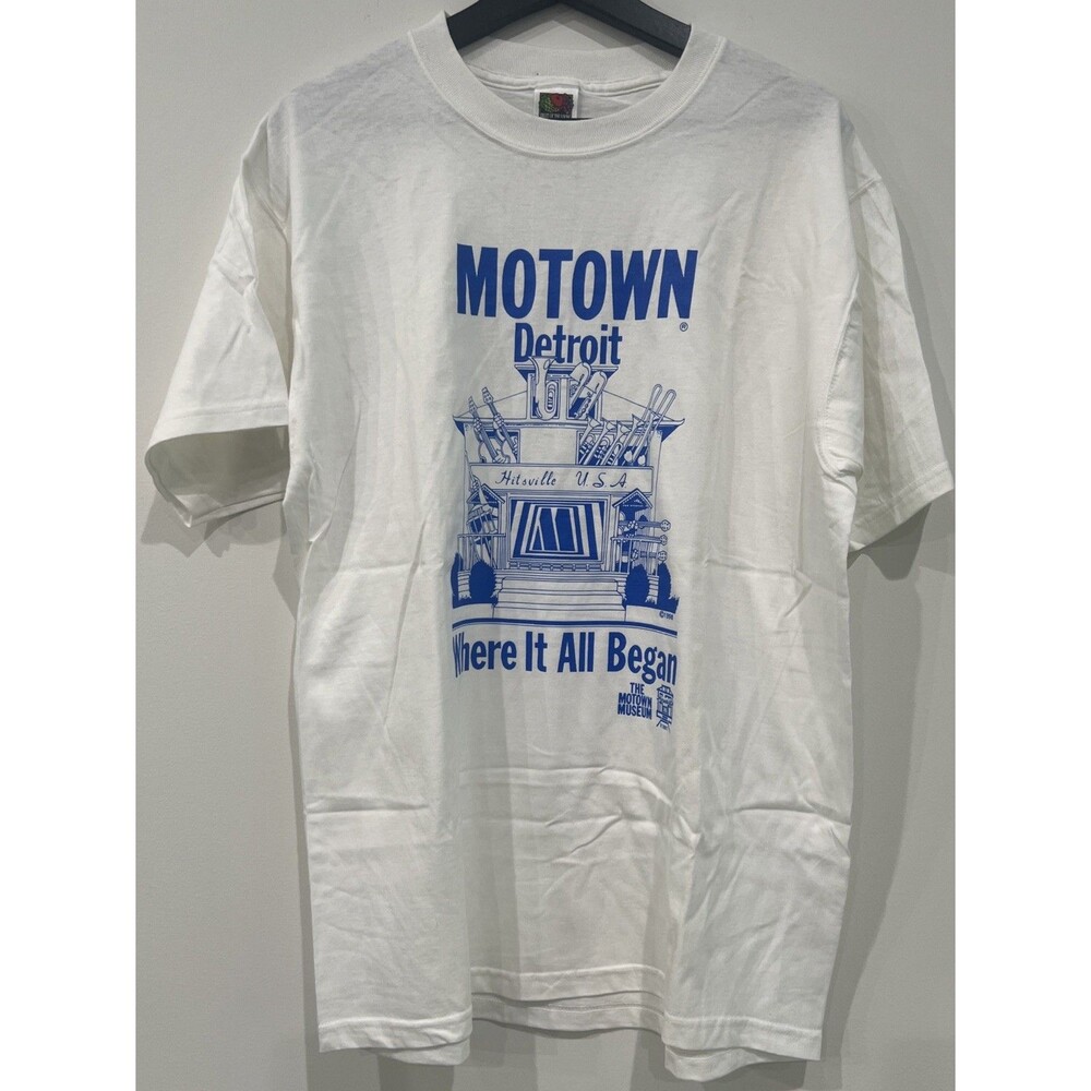 Vintage 1998 Motown Records Hitsville Where it all Began Tee - Size L 90s Music